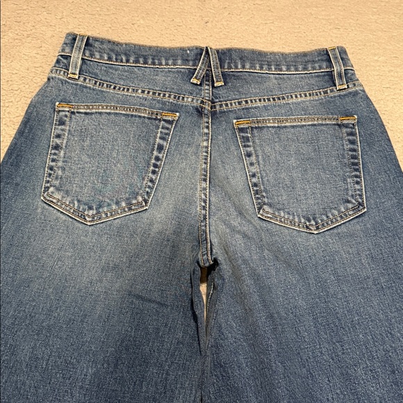 SLVRLAKE Selena Mid-Rise Wide-Leg Jeans Classic Blue Women's Jeans size 28 - Picture 10 of 14